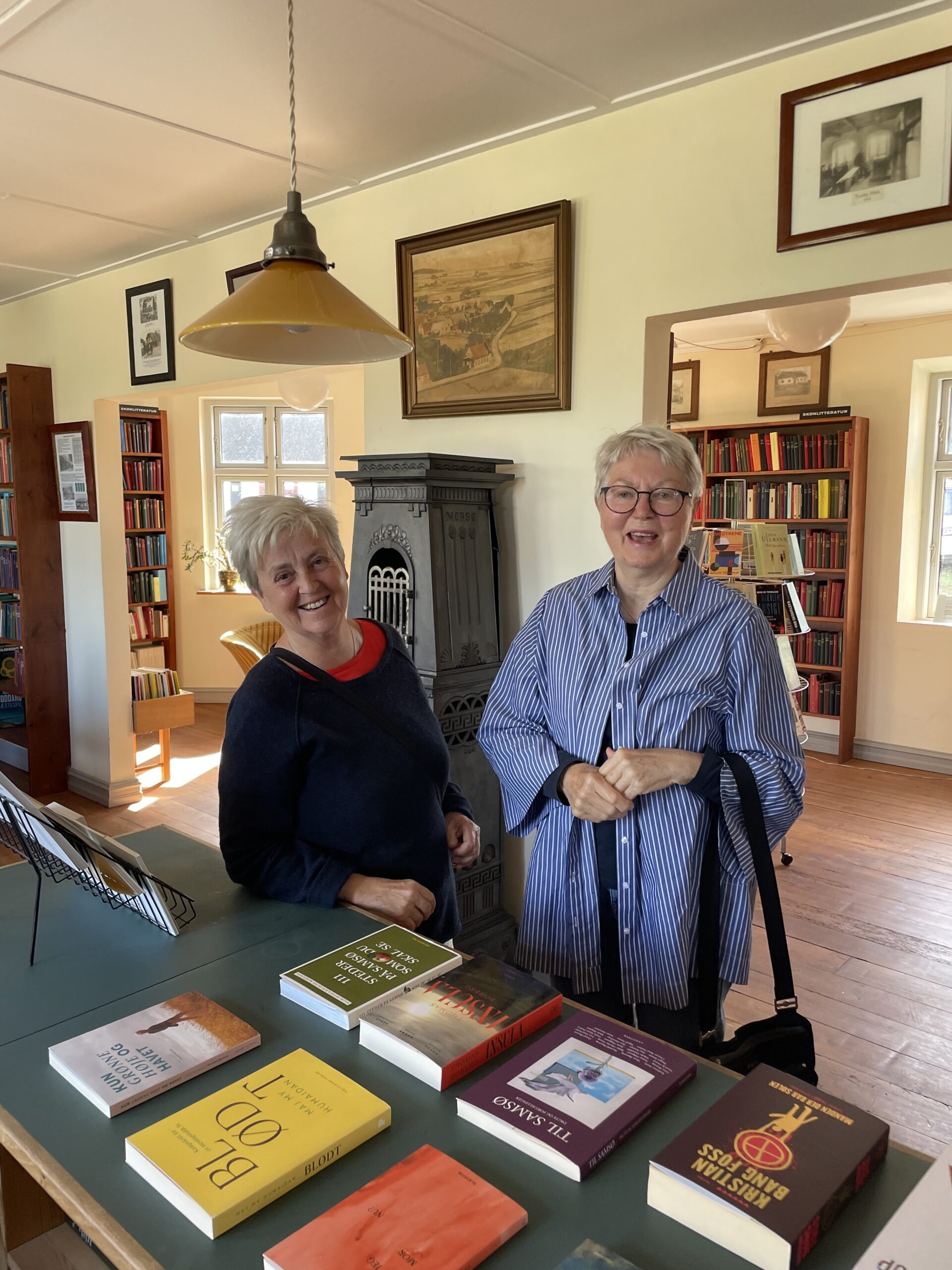 to frivillige fra nordby bibliotek samsø